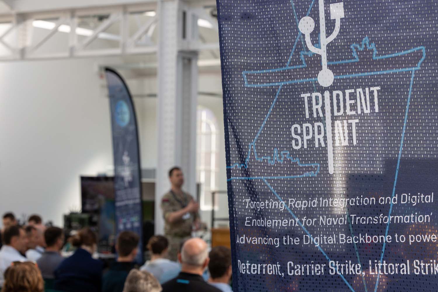 The Royal Navy tested a range of equipment as part of its Trident Sprint series as it works toward becoming a hybrid navy. Picture: LPhot Henry Parks