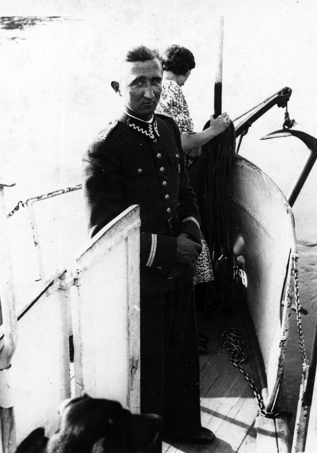 Cdre Ingham's Grandfather Jan Sienkiewicz in the uniform of a Polish Army corporal before 1939