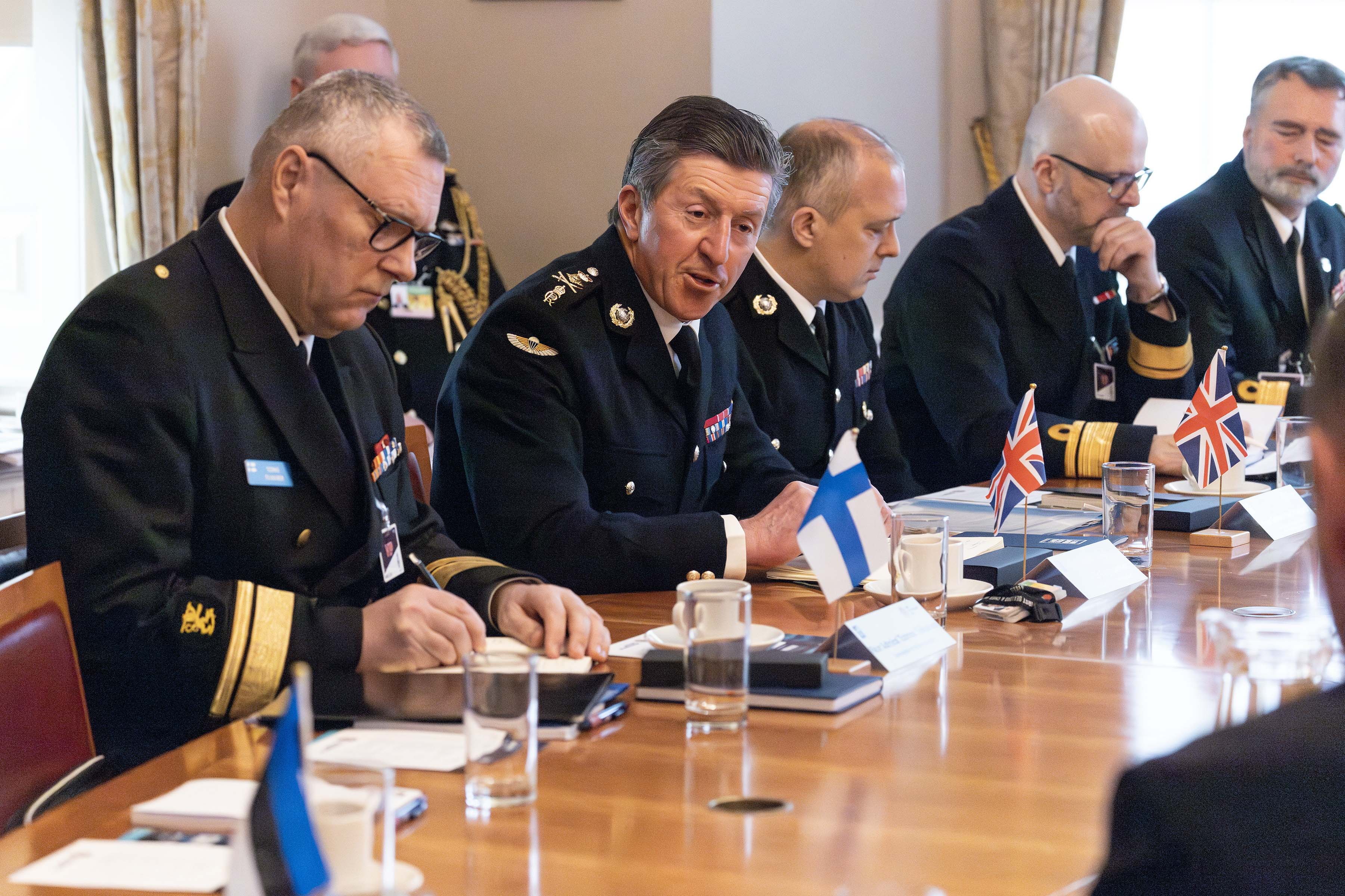 First Sea Lord hosts Joint Expeditionary Force Naval Leaders in Whitehall