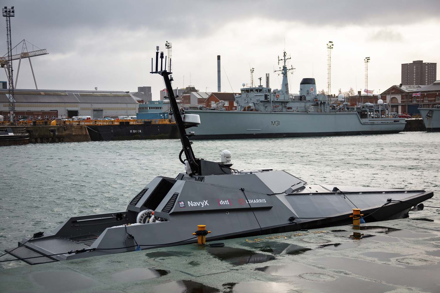 Madfox autonomous vessel. Picture: LPhot Bradley