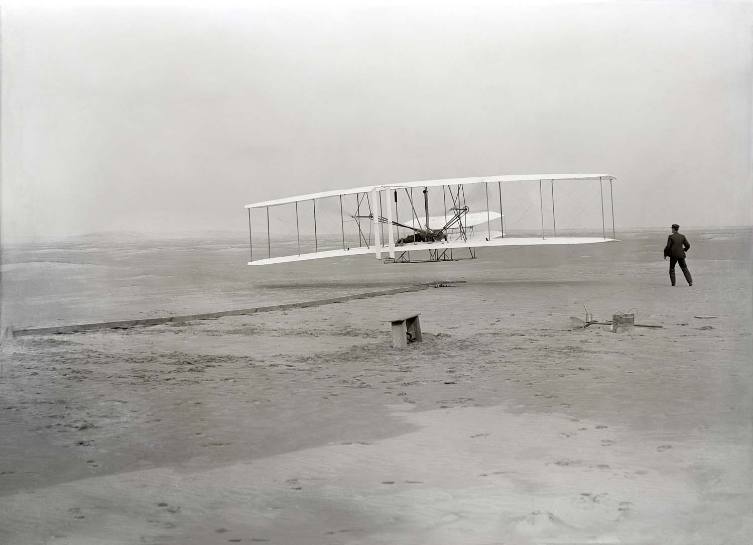 Wright Brothers at Kitty Hawk