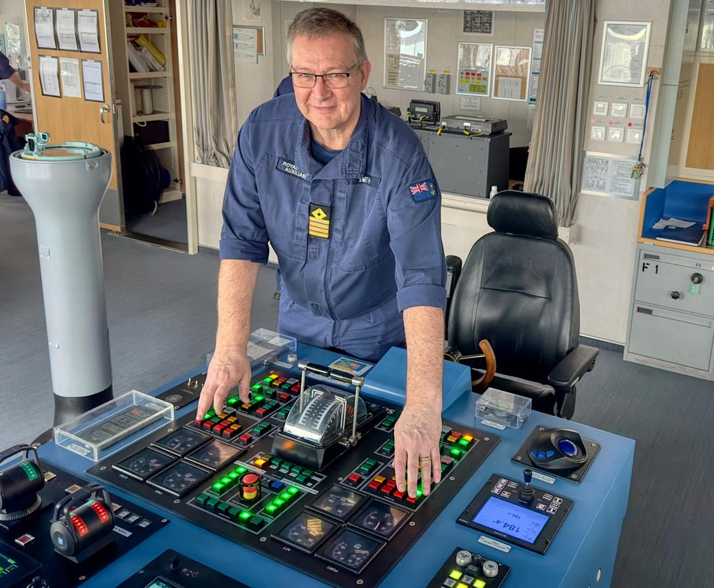 Chief engineer Dave Smith is saying goodbye to the RFA after 38 years