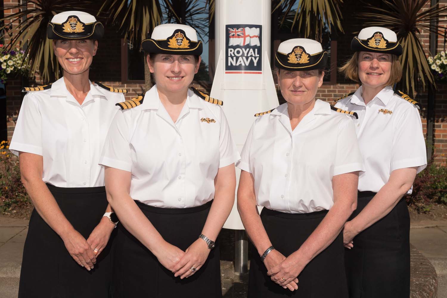The Royal Navy has four women commanding its four training establishments for the first time in its history. Picture: Keith Woodland