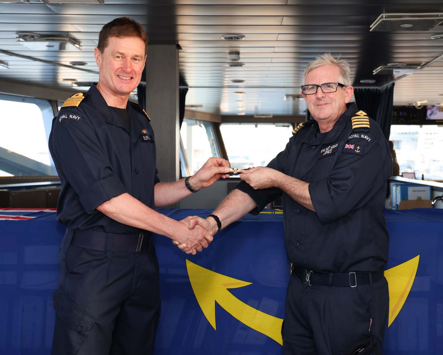 CO of Proteus is presented the new pin