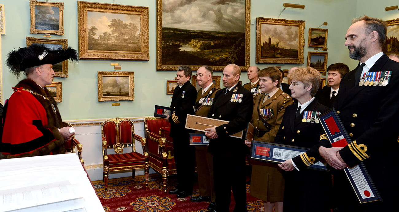 Freedom of the City of London granted to Naval Reservists
