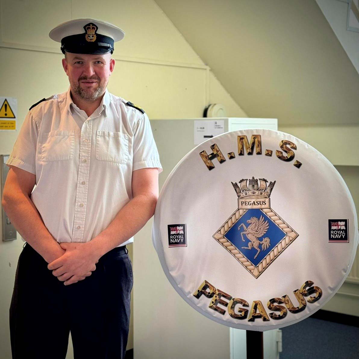 Equestrian joins the Royal Naval Reserve to become a stay-at-home dad