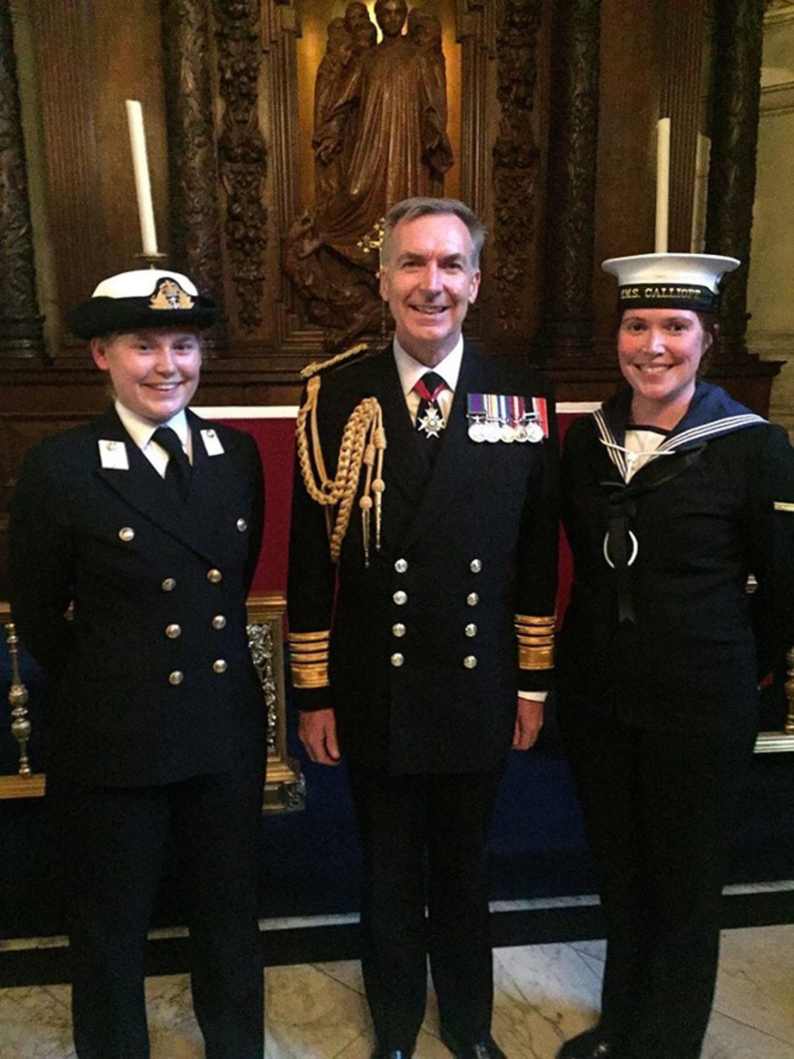 HMS Calliope reservists attend Festival of the Sea