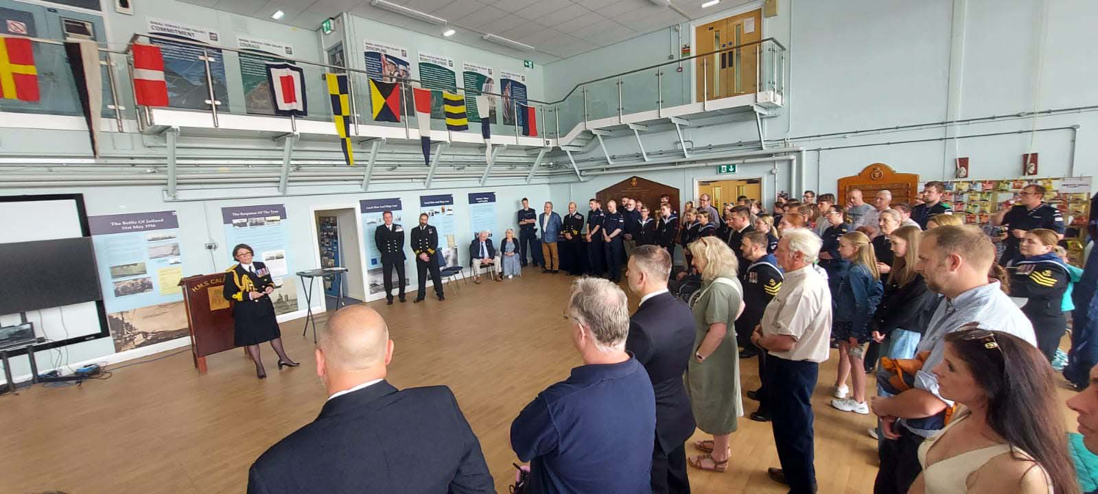 Tyneside reservists open the doors to friends and families as a thank-you