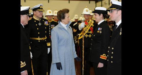 Princess Royal formally opens Royal Naval Reserve new unit