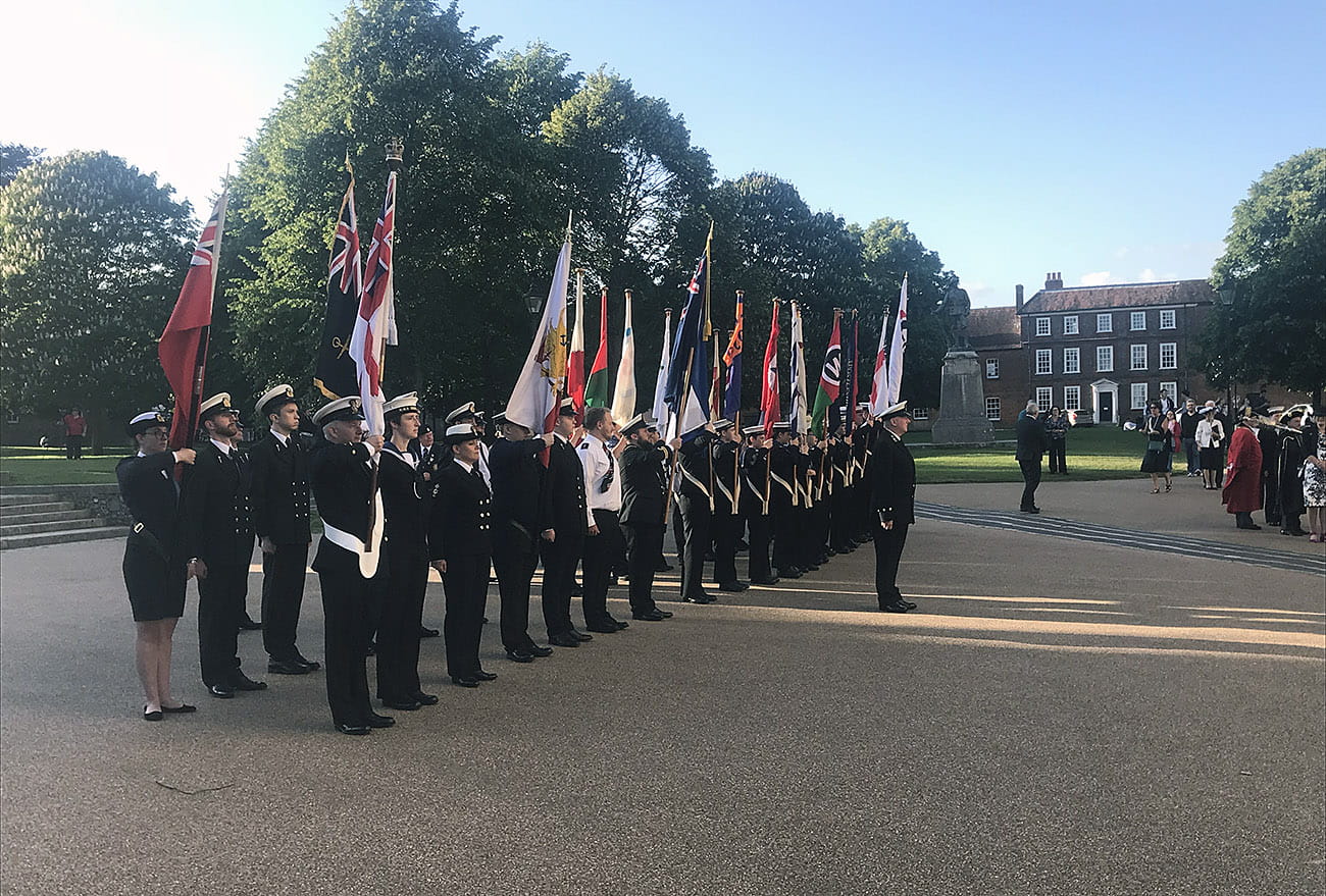Reservists from HMS King Alfred proudly support Winchester Shipping Festival