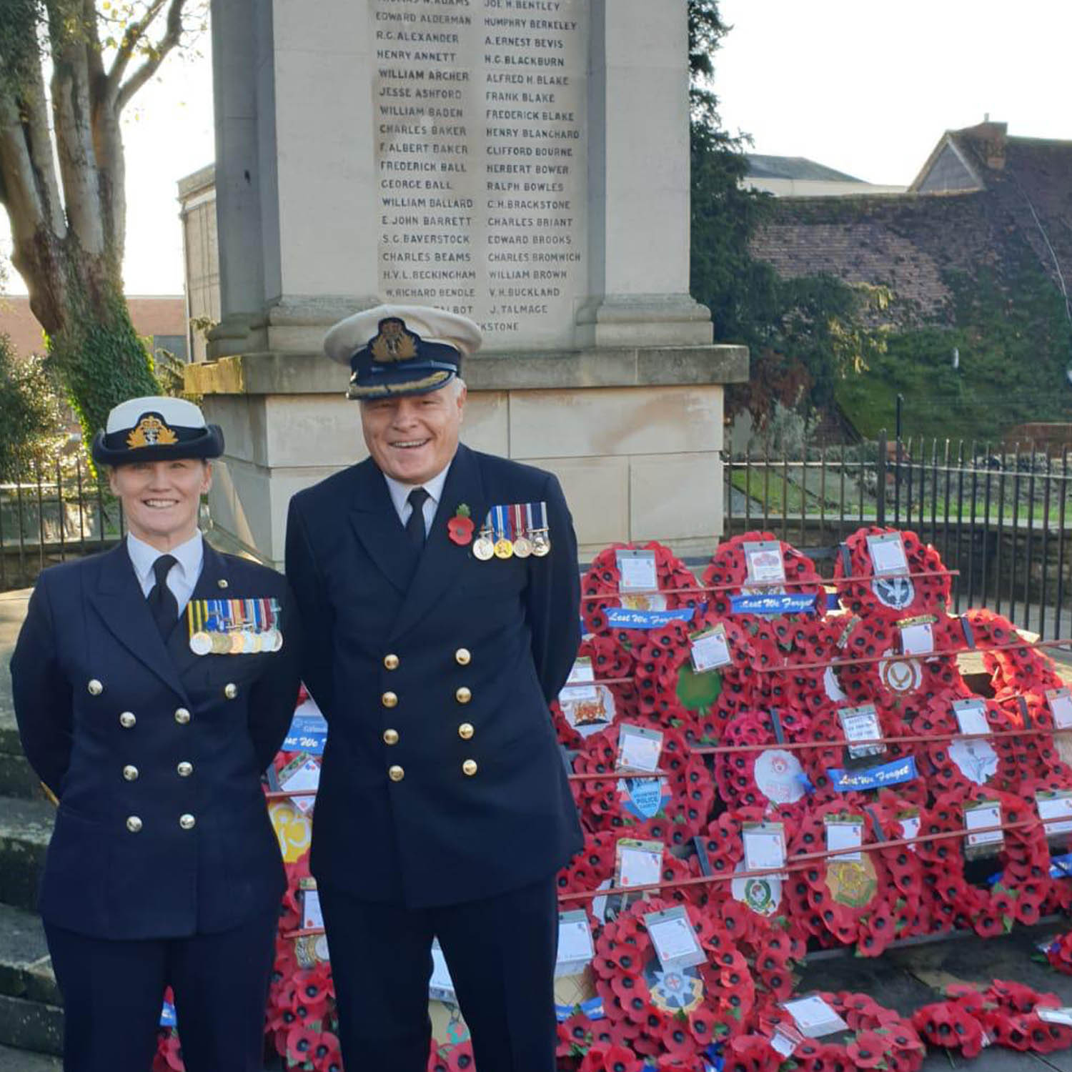 HMS King Alfred supports Remembrance across Hampshire and beyond.