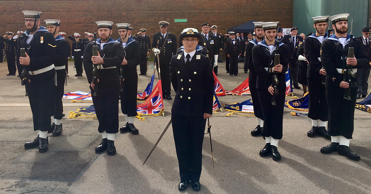Reservists remember centenary of Chatham dockyard tragedy