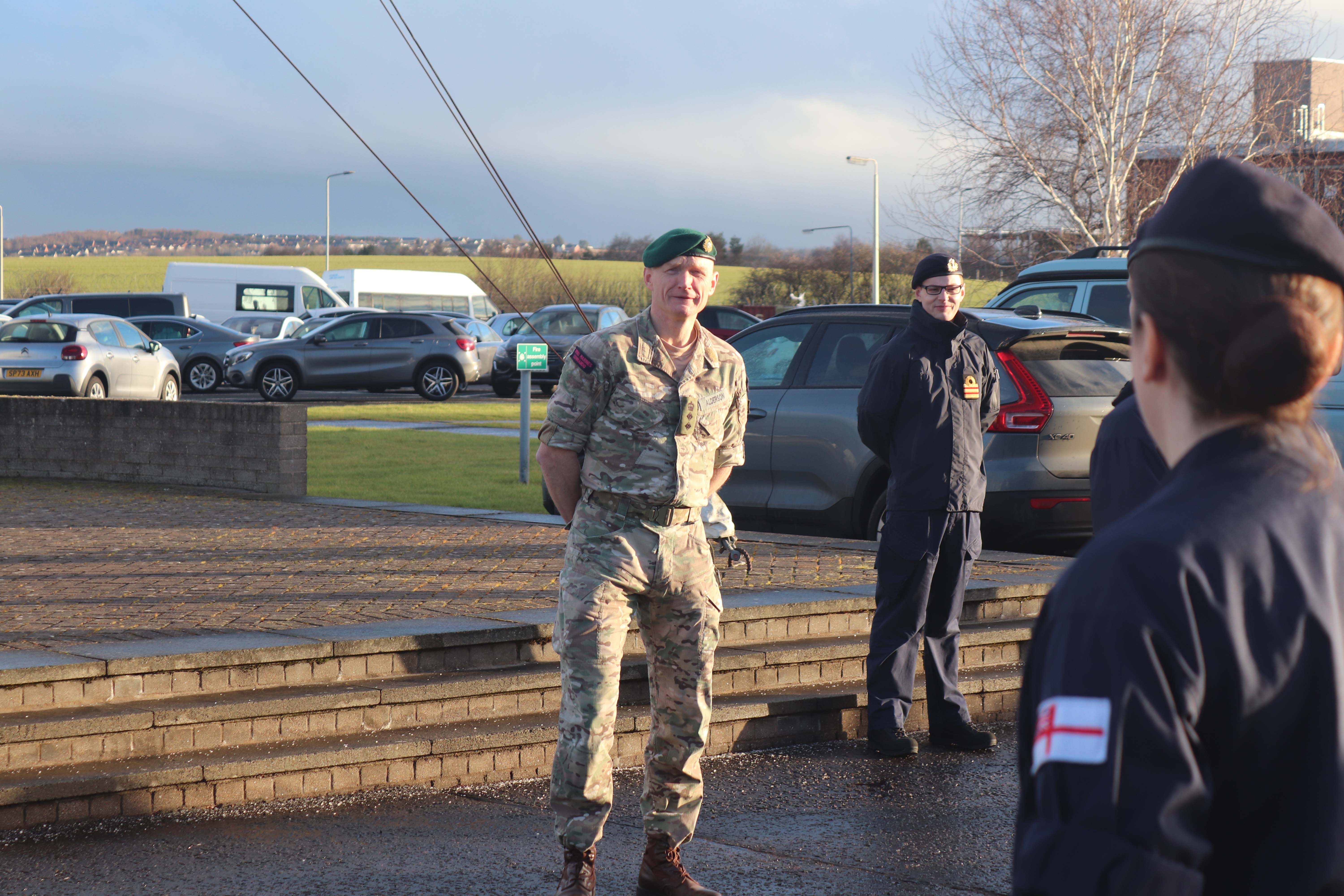 DCMR Visit to meet Scottish Reservists