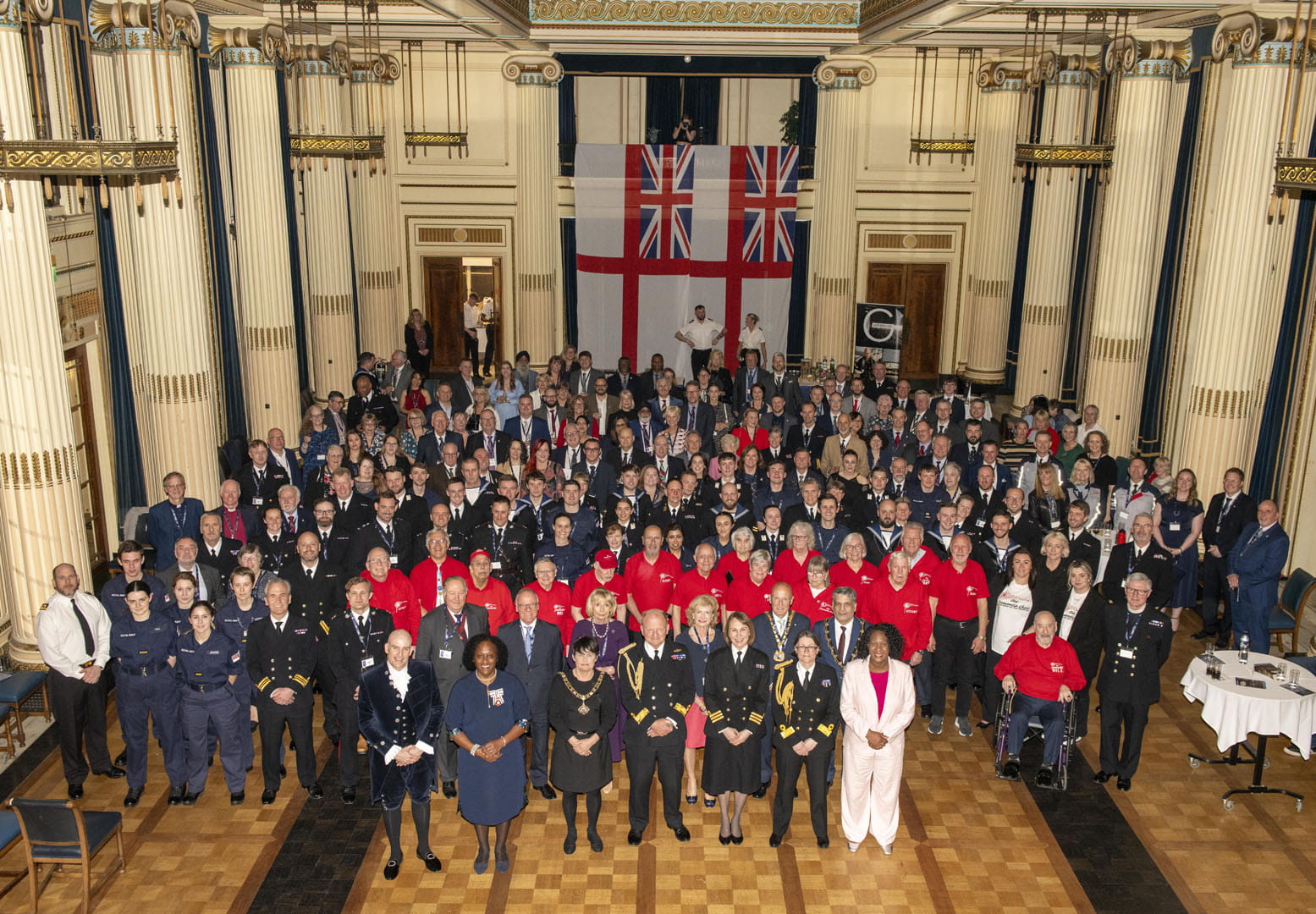 Hall of Fame - reception guests fill the Council House ballroom
