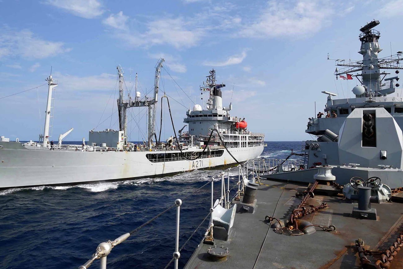 Royal Navy support tanker retires 