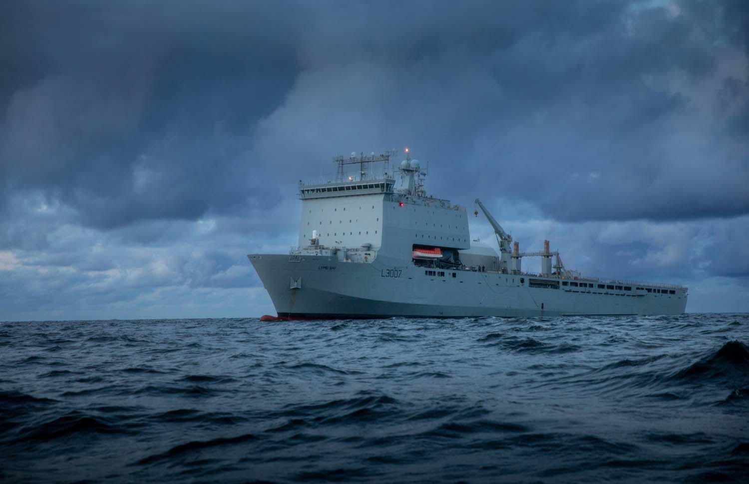 RFA Lyme Bay on exercise in 2025. Picture: PO Phot Jim Gibson RNR