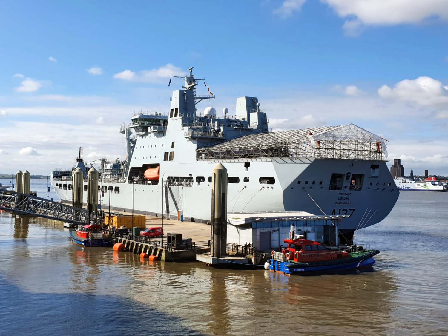 Tiderace takes pride of place on Liverpool waterfront