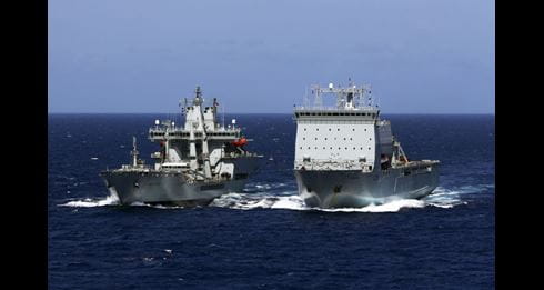 Wave Knight passes the North Atlantic Patrol baton to Mounts Bay