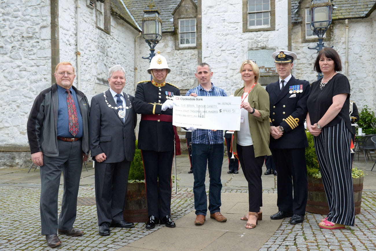 Historic building café tribute to Royal Marine by proud husband
