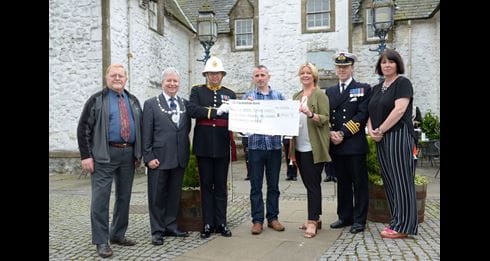 Historic building café tribute to Royal Marine by proud husband