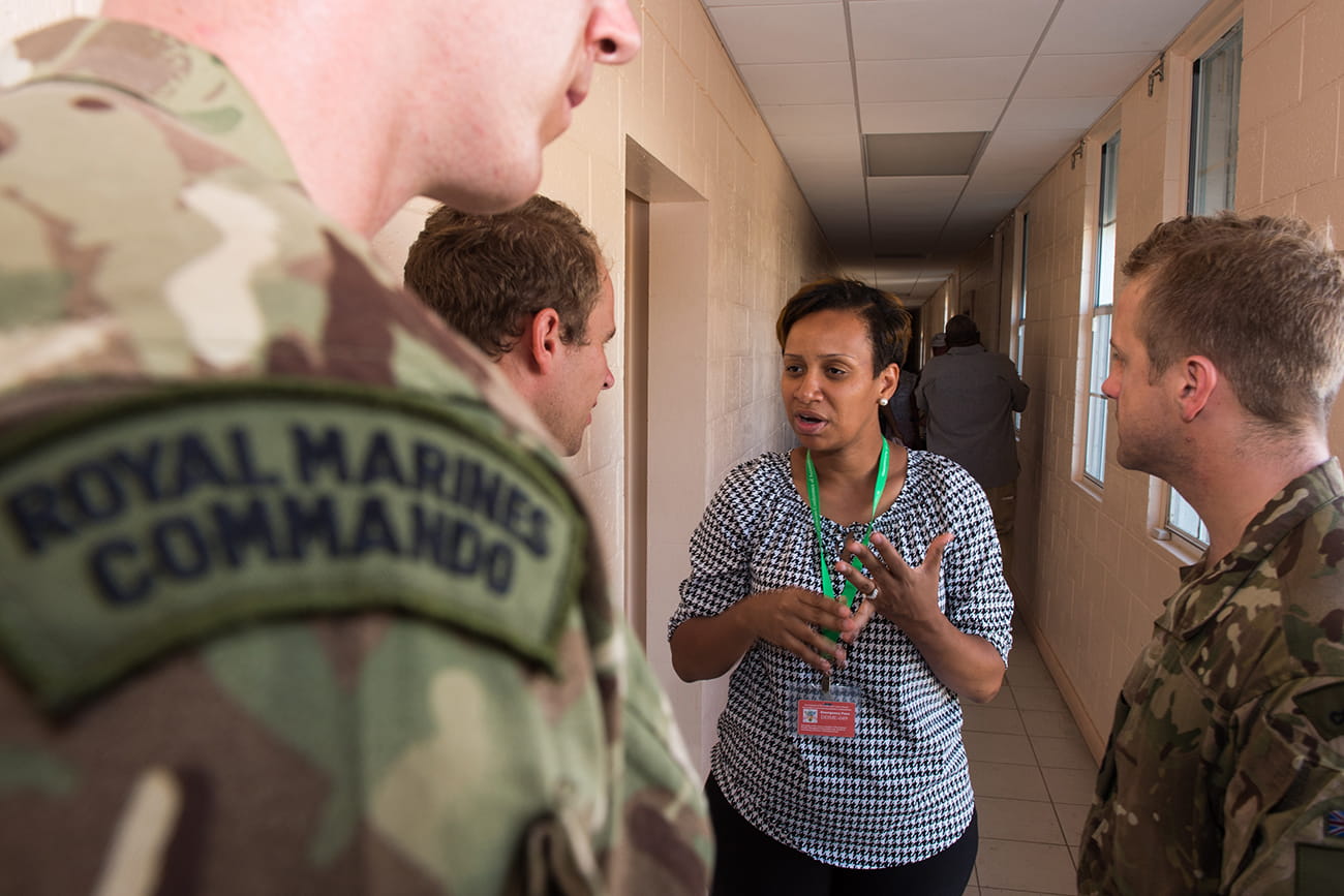 Commandos spearhead relief efforts on Grand Turk