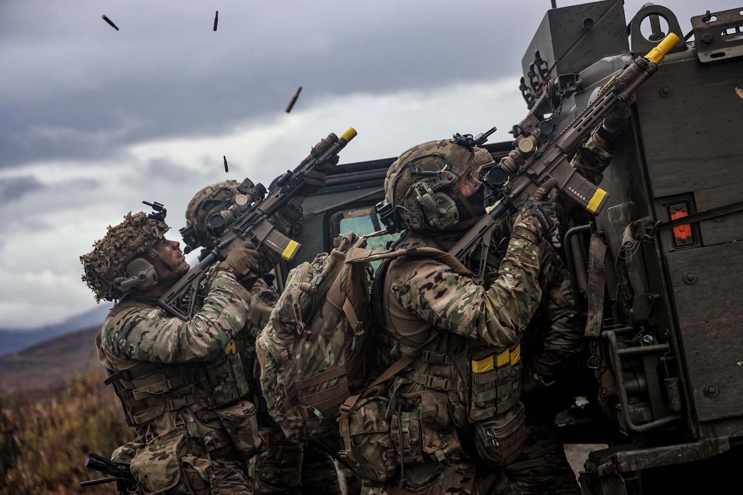 Commandos during an Arctic raid
