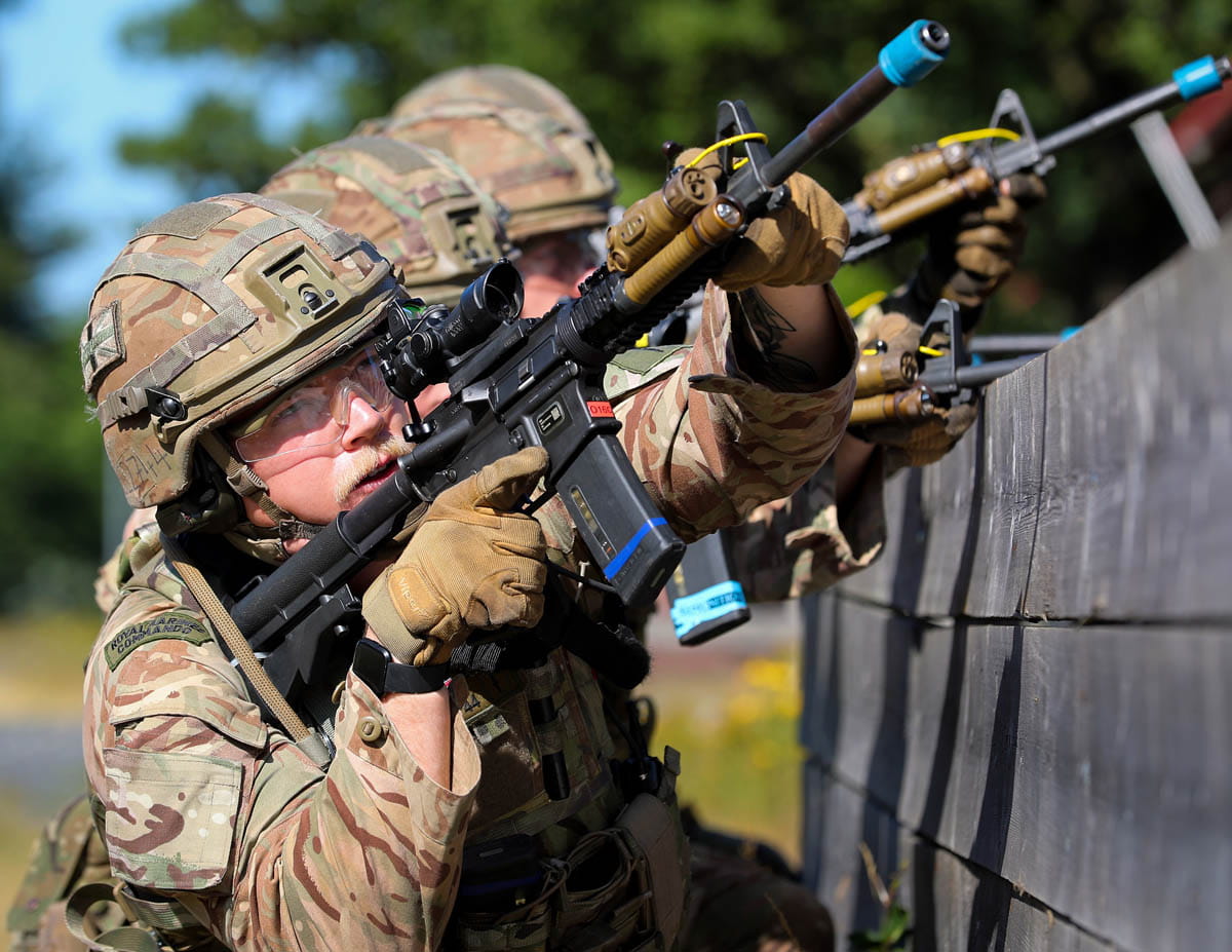 Nuclear guardians hone combat skills on Dutch ranges