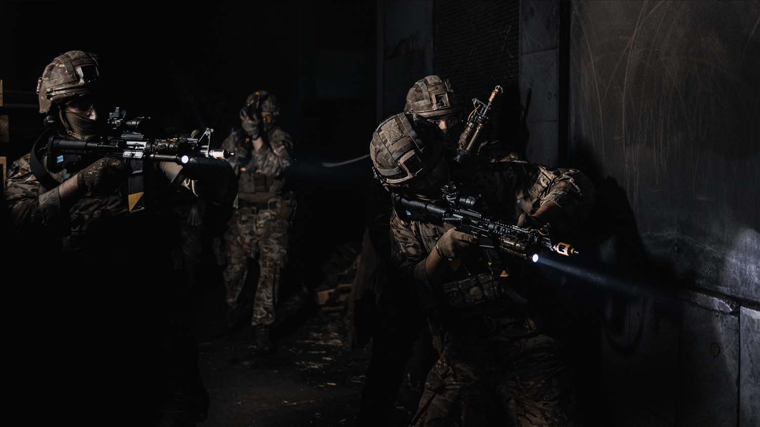 Royal Marines of 43 Commando train in various environments to test their skills in protecting the UK's nuclear deterrent