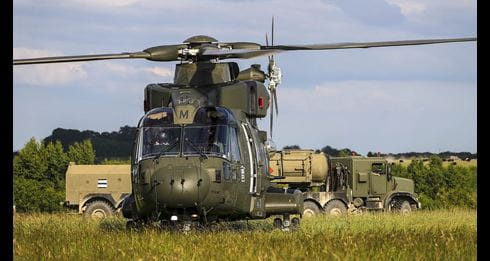 Royal Marines battlefield logistics tested on Salisbury Plain