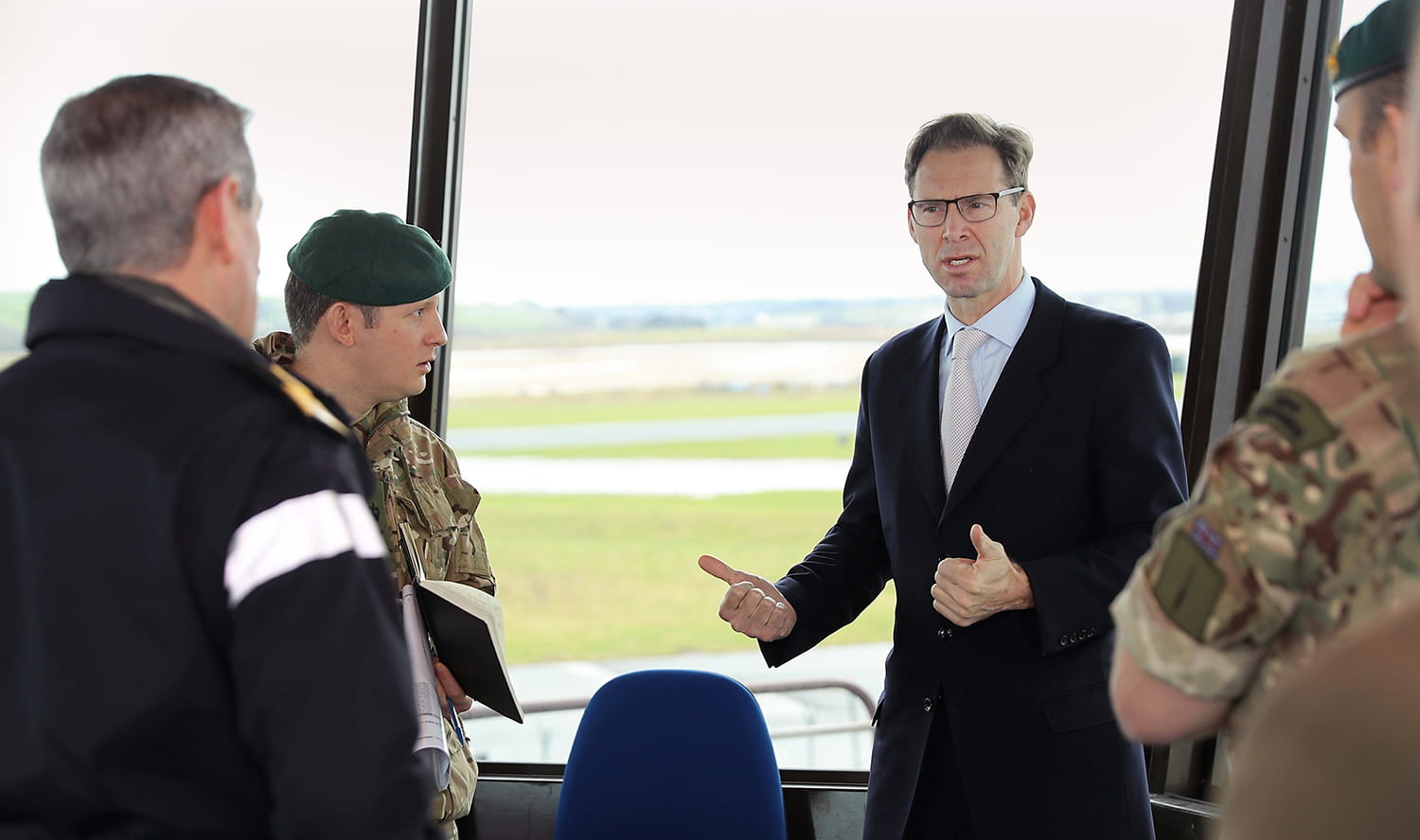 Minister for Defence Veterans and People visits Chivenor