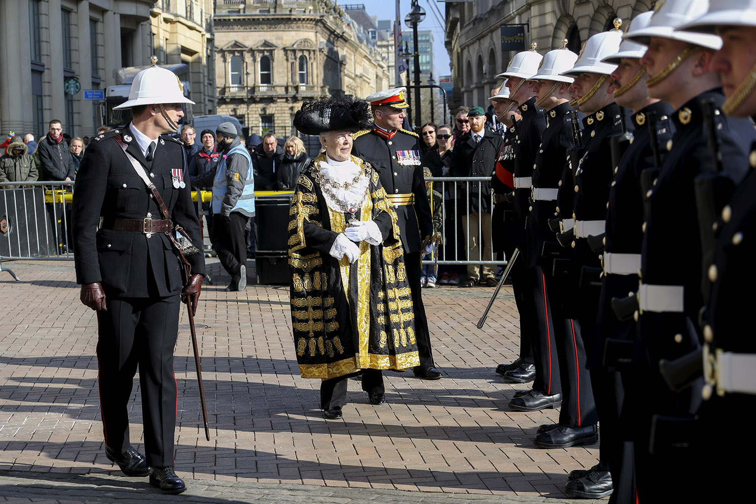 Birmingham bestows special honour on the Royal Marines