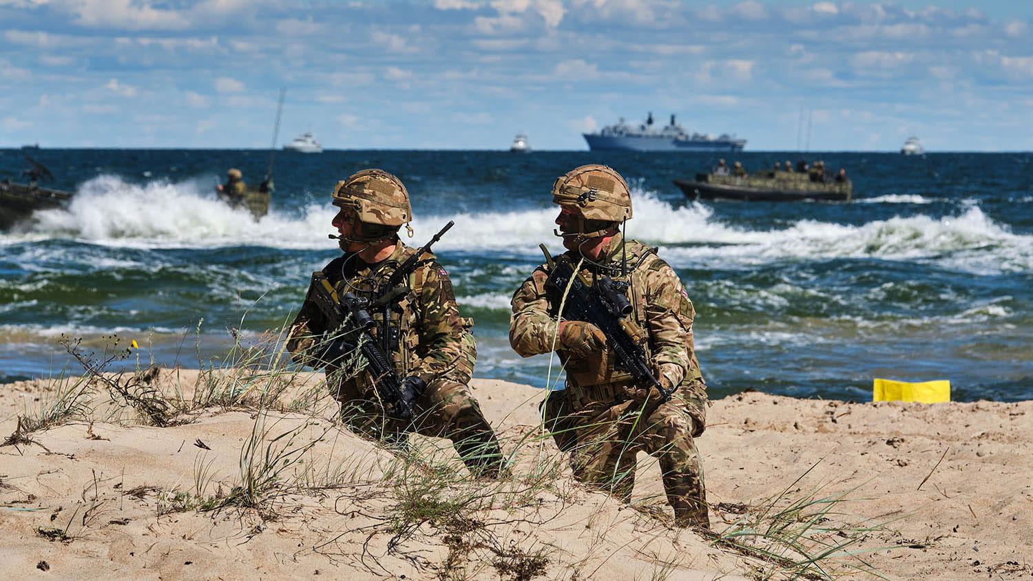 Amphibious landing at Kolga Bay, Estonia