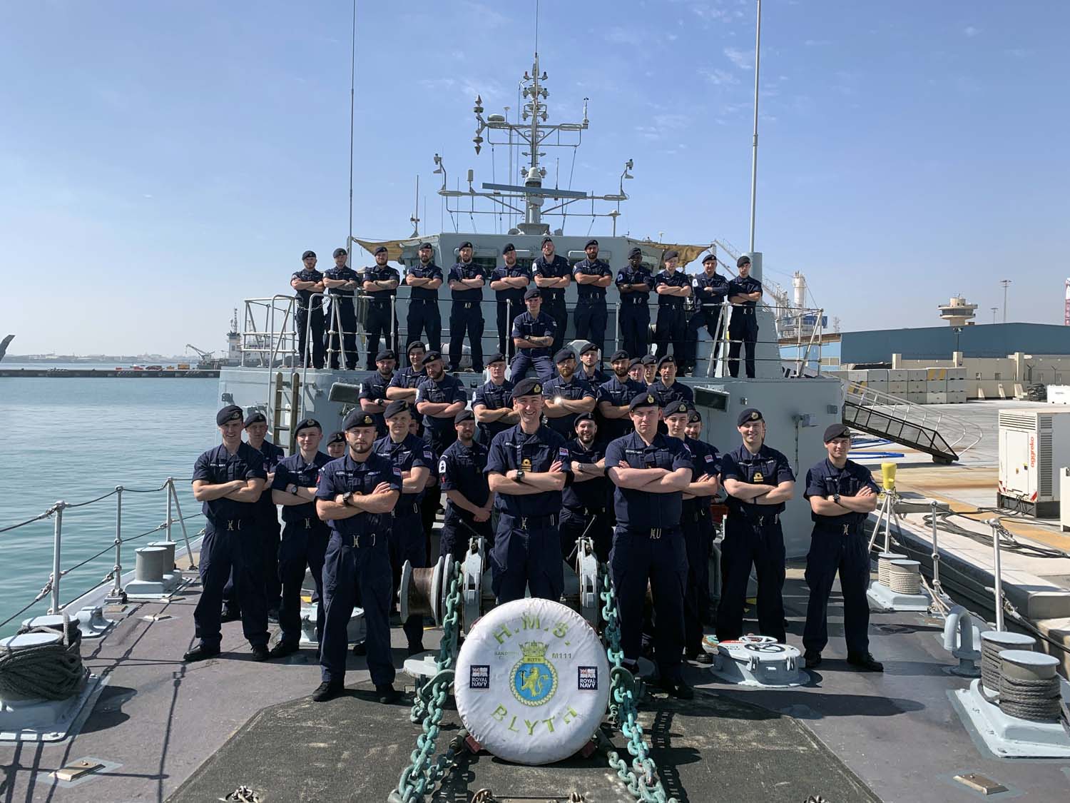 Minehunters maintain Gulf mission amid worldwide lockdown