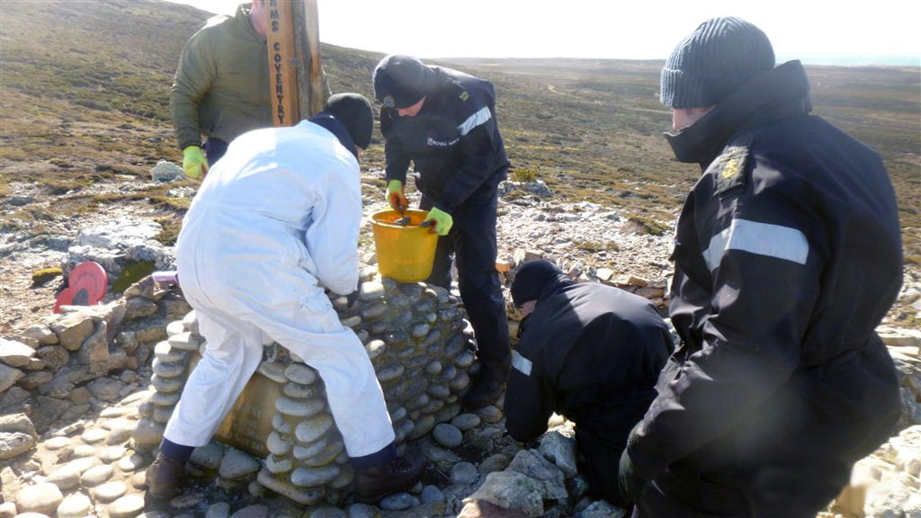 Weather-beaten Falklands memorials restored in time for season of remembrance