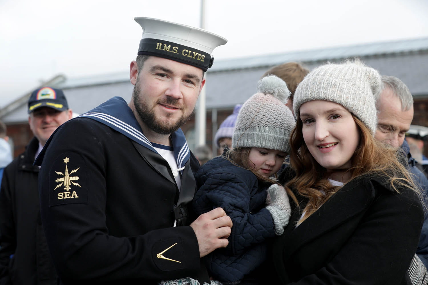 HMS Clyde’s last drive home for Christmas