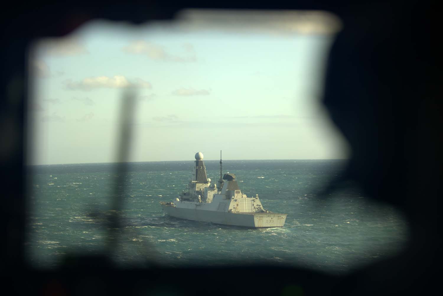 HMS Dauntless on patrol