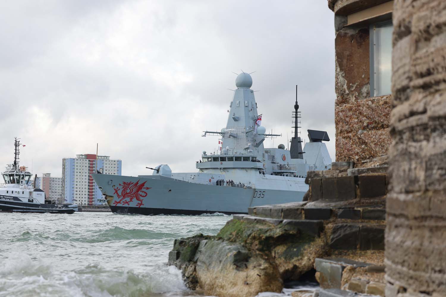 HMS Dragon today departs the UK to the Eastern Mediterranean 