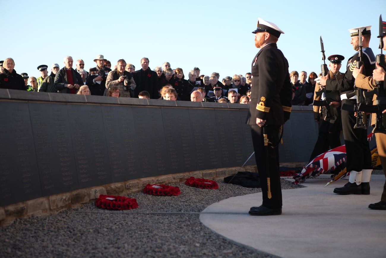 Royal Navy marks centenary of sinking of HMS Hampshire
