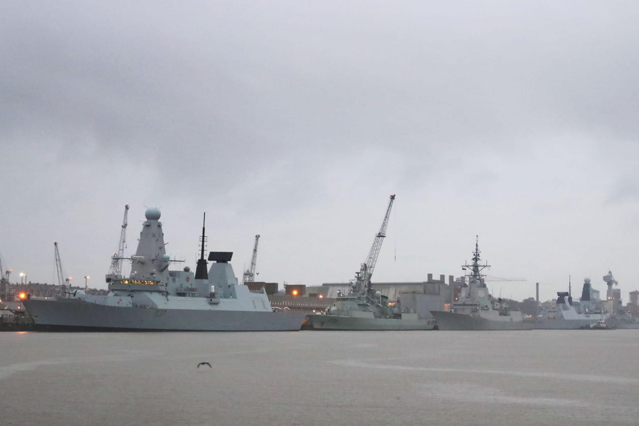 NATO warships leave Devonport