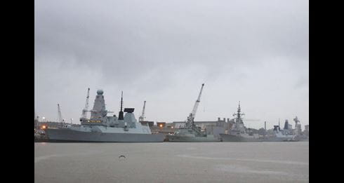 NATO warships leave Devonport