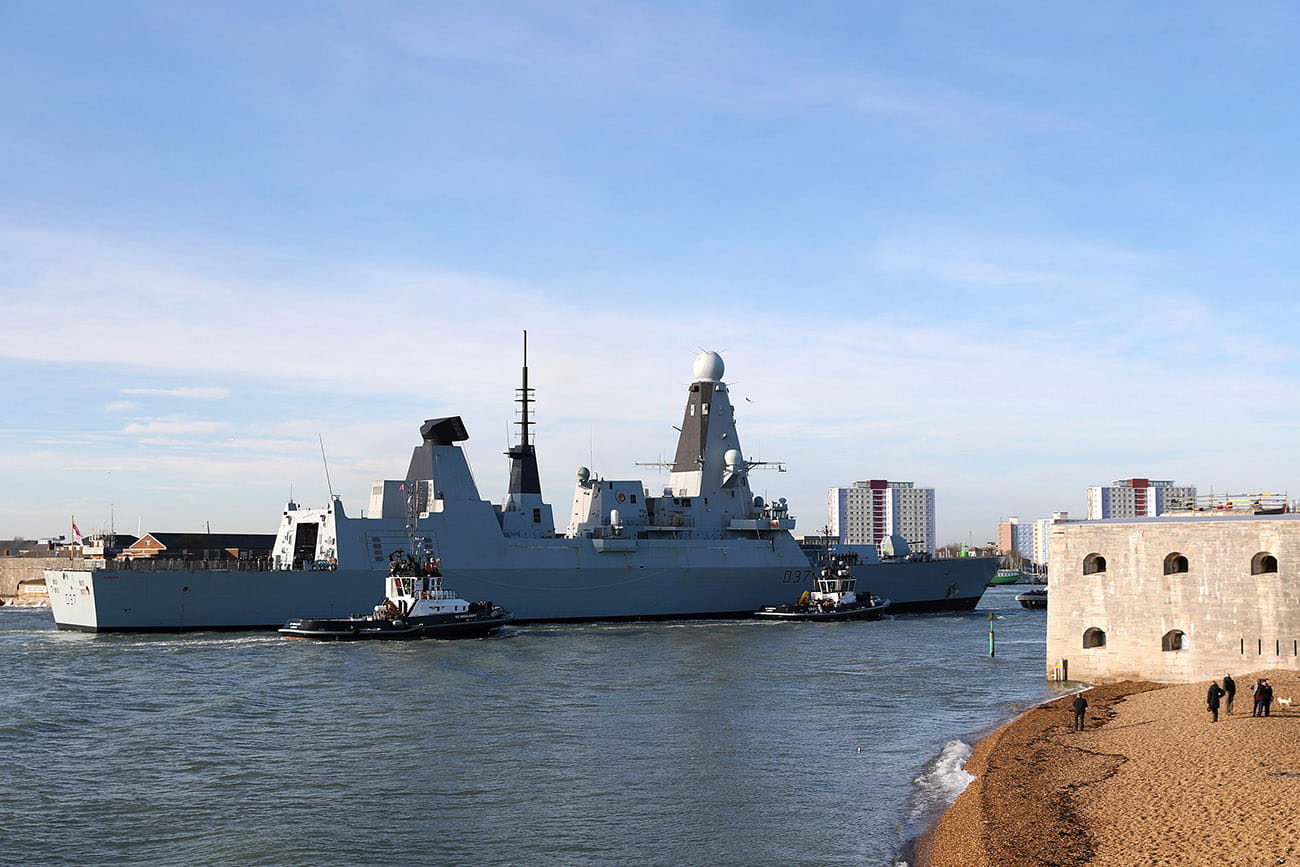 Duncan returns after NATO tasking
