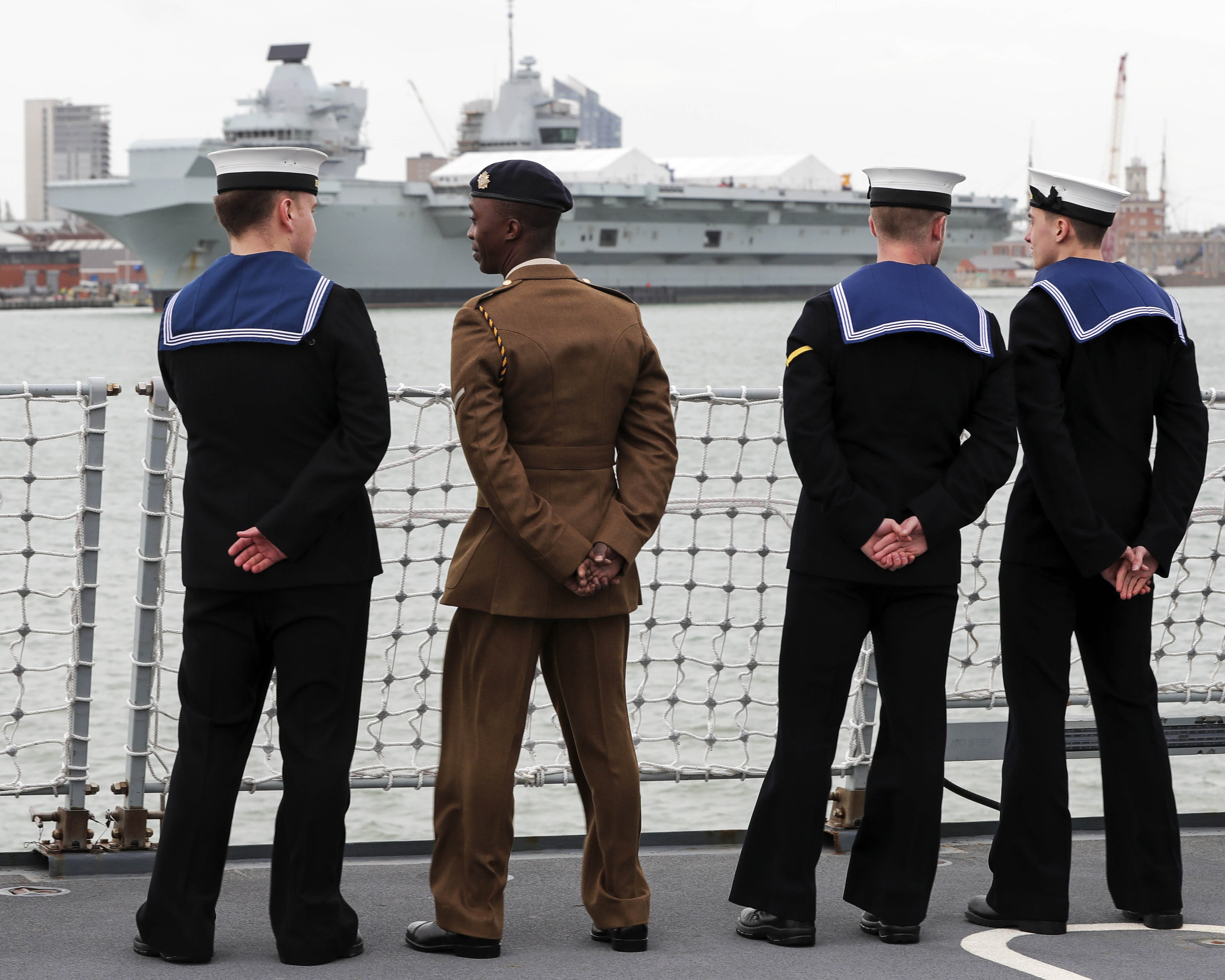HMS Duncan has left Portsmouth for a six-month deployment. Picture: LPhot Corbett