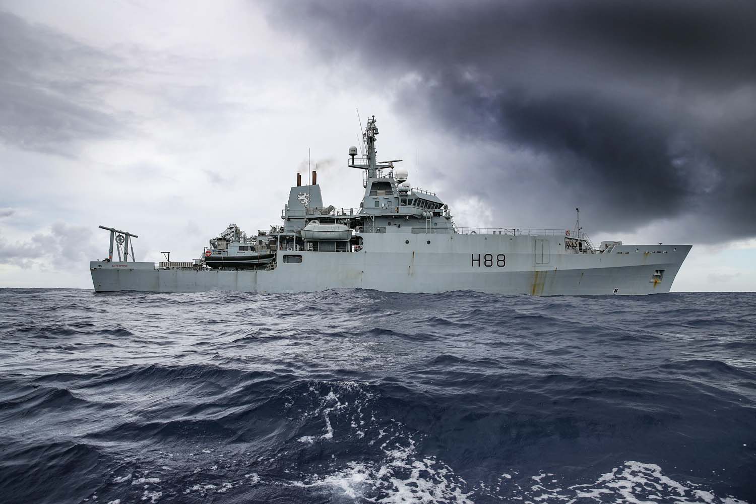 HMS Enterprise sailors keep cool heads during casualty evacuation