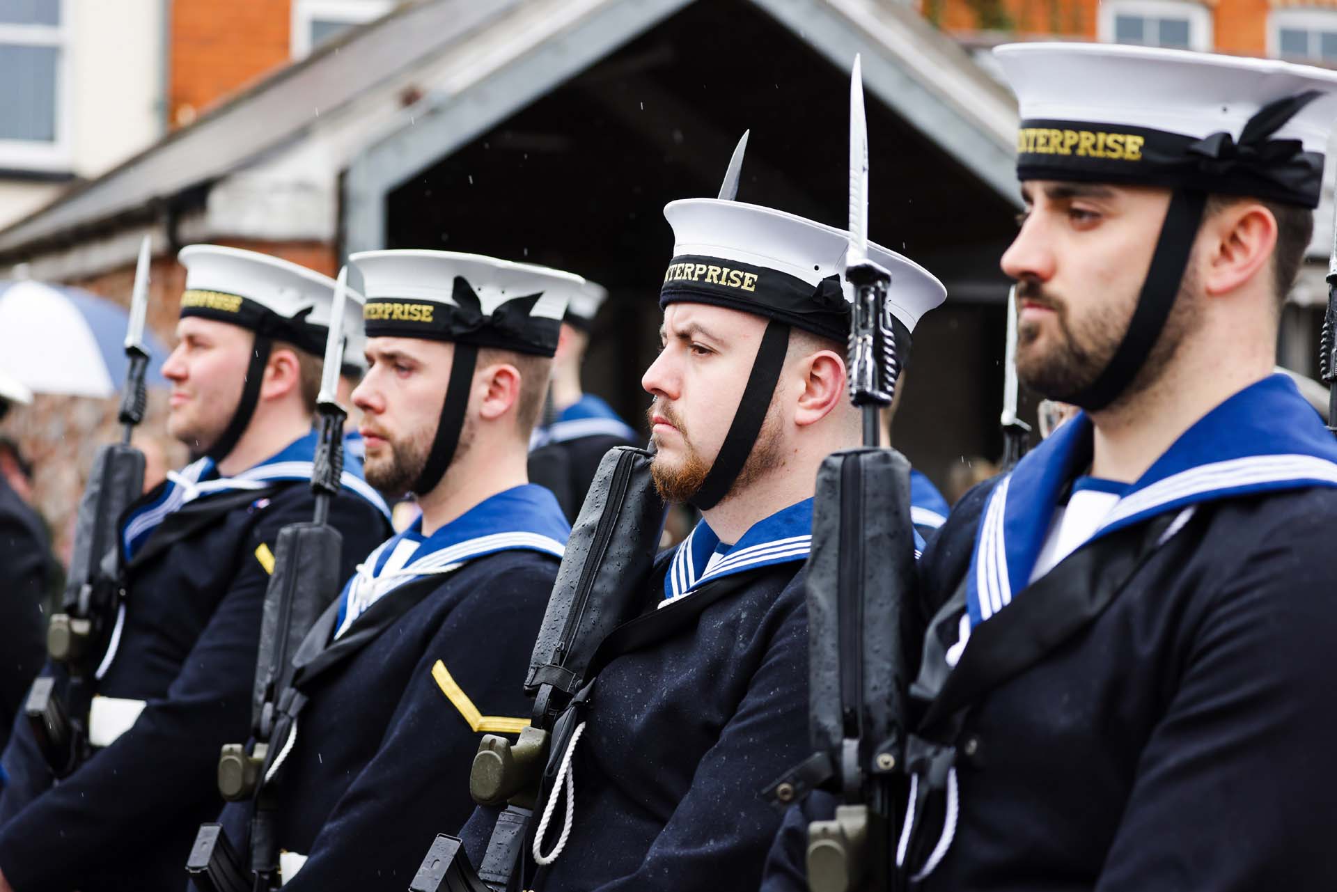 Ta ta, Tiverton... HMS Enterprise says farewell to her 'home' town