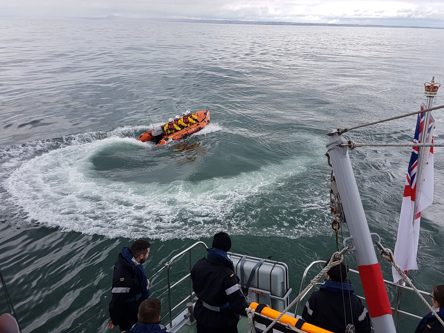 HMS Example deploys north of the wall