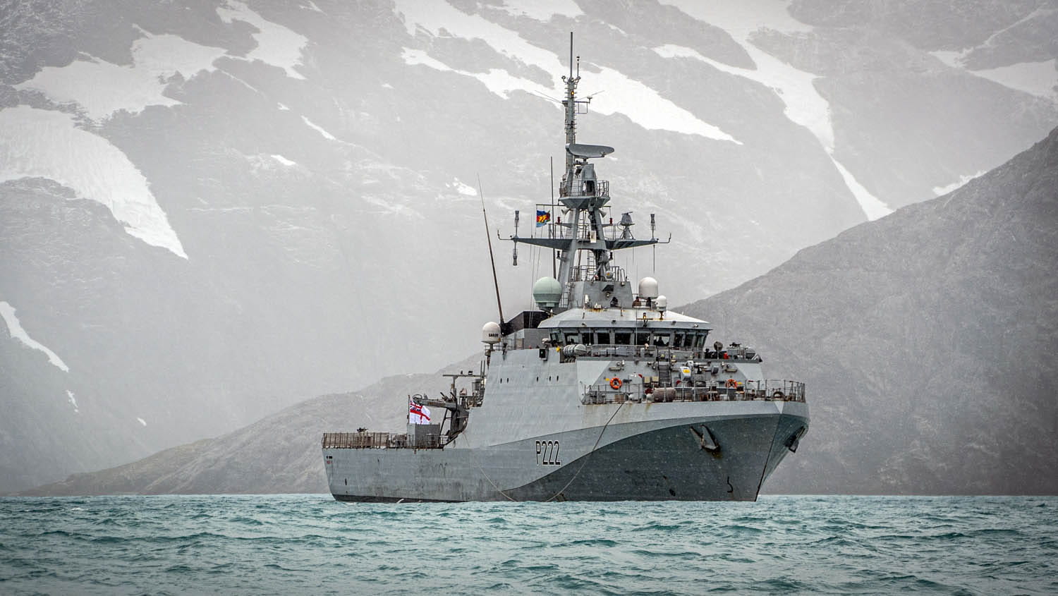 New patrol ship HMS Forth debuts in South Georgia