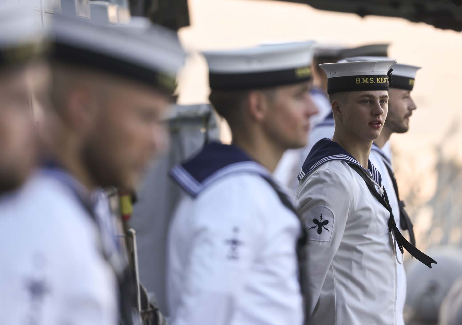 HMS Kent arrives in Bangladesh. LPhot Dan Rosenbaum