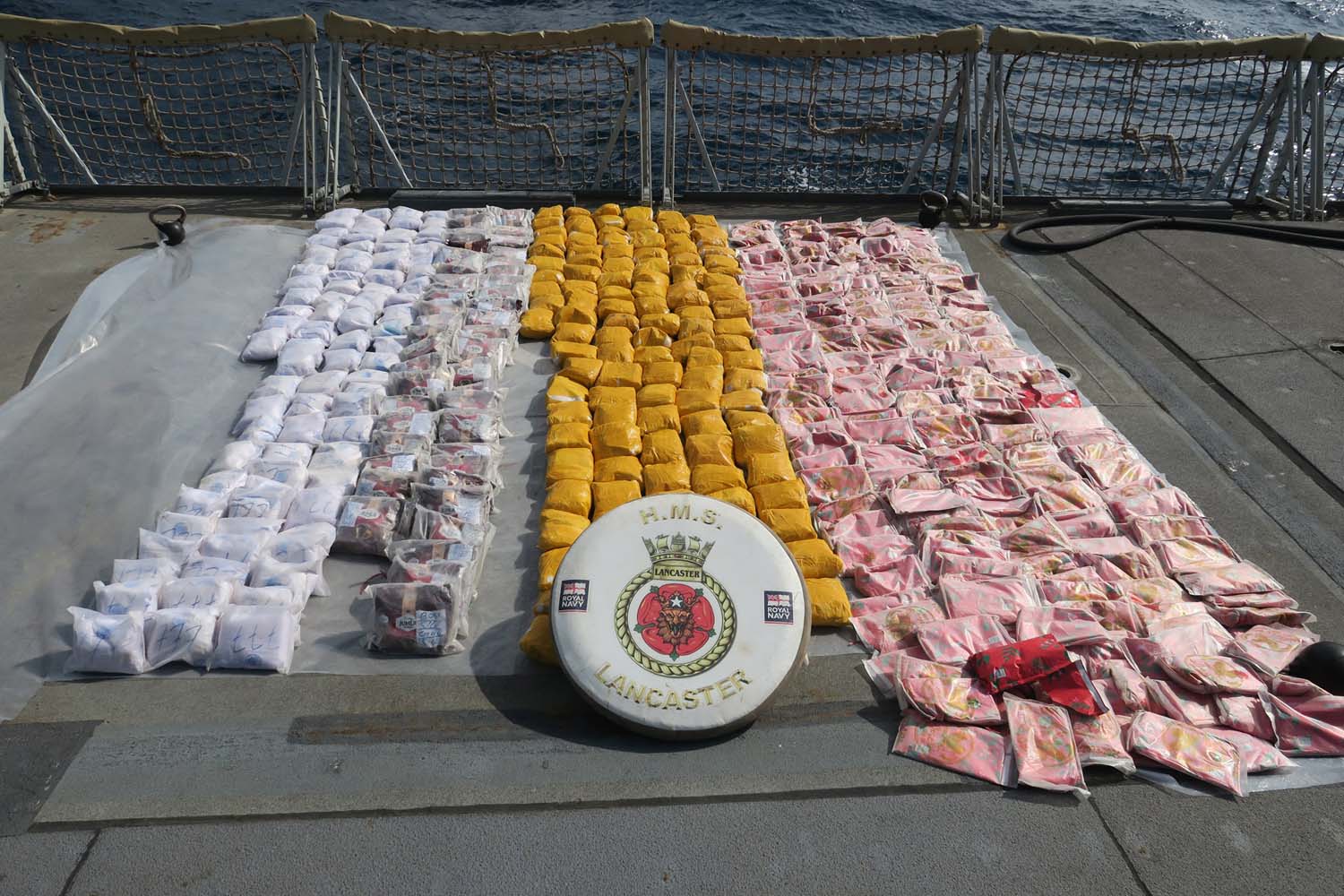 Royal Navy warship bags fourth drugs bust of 2023