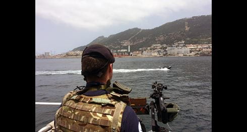 HMS Ledbury visits Gibraltar