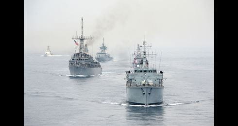 HMS Middleton’s crew returns home from Gulf deployment